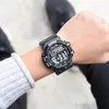 Montre homme montres militaires Sport étudiant numérique LED Silicone étanche montre-bracelet hommes Reloj Hombre montres