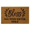Carpets Outside Entrance Doormat Rug With Sayings Farm-house Coir Welcome Mat For The Front Door Decor Carpet Kitchen Decorative187D
