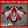 Motorcykelkroppar för Ducati 749-999 749s 999s 749 999 2003-2006 ABS Bodywork 27NO.7 749 999 S R 2003 2004 2005 2006 749R 999R 03 04 05 06 OEM FAININGS KIT Röd glansig blk