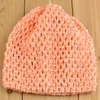 Colorful Baby Crochet Beanie Hats Infant Handmade Knit Waffle hat String Wheat Caps Newborn cap 21colors M3910
