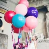 Feest verjaardag ballonnen 36 inch grote maat latex materiaal baby douche decor lucht globos bruiloft decoratie kid geschenk pastel snoep ballonnen geassorteerde kleuren bulk