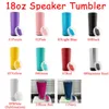 18oz Mugs Speaker Wine Tumbler Stainless Steel Smart Music Cups Outdoor Waterproof Wireless Cup 11 Colors