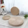 30x30cm/40x40cm naturligt halmvävning runt pouf tatami kudde golv kuddar meditation yogamat fönster pad stol mattor kudde/dekorativ