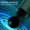 3200rmin Massagepistole Tiefengewebe Percussion Muskel zur Schmerzlinderung Tragbare Körperentspannung Sportmassage W 4 Köpfe9840352