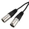 Audiokabel-Anschlüsse 3-poliger XLR-Buchse auf Dual-2-Stecker Y-Splitter-Kabeladapter 1 Fuß Kabel