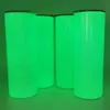 DIY Sublimation Tumblers Mok Glow in the Dark Mugs 20oz Rechte Skinny Tumbler met Lichtgevende Verf Luminous1 Cups Magic Travel Cup Wll750