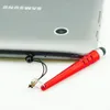 Mini Baseball Stylus Ekran Dotykowy Długopisy Gumowe Porady Długopisy z 3.5mm Pyłoszczelną wtyczką do iPhone Samsung S3 S4 Galaxy Uwaga 3 iPad 3 5