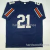 CUSTOM KERRYON JOHNSON Blue College Maglia da calcio cucita CUCITA AGGIUNGI QUALSIASI NUMERO DI NOME