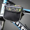 2 tipi di borse per biciclette Borsa per telefono con touch screen anteriore per bicicletta Borsa per tubo superiore per mountain bike Borsa per bicicletta per bicicletta