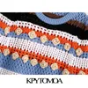 Kvinnor Söt Fashion Blommaformad Appliques Knitter Sweater O Neck Kortärmad Kvinnlig Pullovers Chic Toppar 210420