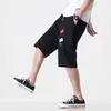 Long Shorts de Hommes Vêtements de mode Culotte d'été de Streetwear Coton Couleur Couleur Mâle Bermuda Cargo 8xl Shorts de grande taille H1206