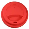 Silicone Cup Lids 9cm Anti Dust Spill Proof Food Grade Coffee Mug Milk Tea Cups Cover Seal Lid