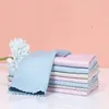 Household Thicken Cleaning Cloths Solid Color Double Sided Clean Towel Rub Window Glass Rag Kitchen Washing cloth By sea T2I52771