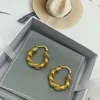 Hoop Hie Jewelry Middle-aged Wind Kink Temperament Fashion Cold L Earrings Women Net Red Simple Female