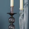 Candle Holders Pillar Holder For Table Centerpiece Decorative Stick Decor Wedding Dry Flower Vase