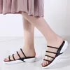 Women Shoes Summer Slippers Transparent Flat Platform Soft Open Toe Slides Ladies Casual Sandals Red Pink size 59 210517