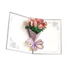 Mother's Day Card Thank You Cards Postcards Greeting Post Carnation Carving Blessing Aesthetic