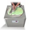 Livraison gratuite à la porte Kolice Équipement de transformation alimentaire COMPTOP 45 cm Instant Round Pan Fried Roll Ice Cream Machine
