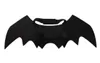 Pet Cat Bat Wings Halloween Costume Party Decoration Funny Puppy Collar Leads Cosplay Cute Dog Dress Up Accessories Black