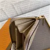 محفظة من الجلد المنقوش zippy للسيدات الجلدية الصغيرة للسيدات محافظ الكاكي المباعة W Box210x