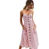 robe de point de polka rouge plus taille