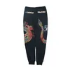 IEFB / Herrkläder Höst Sweatspants Kinesisk Dragon Broderade Byxor Fashion Streetwear Casual Drawstring Waist Byxor 9Y3764 210524