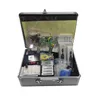 Complete Tattoo Kit 2 stks Coil Machine Voeding Naalden Tips Grepen met Draagbare Apparatuur Tool Case voor kunstenaars