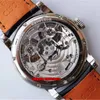 Relógios de alta qualidade JBF 45mm RDDBHO0563 Hommage Rose Gold True Double Tourbillon RD100 Mecânica Mecânica Mão-Enrolamento Mens Relógio Jacaré Strap Gents relógios de pulso