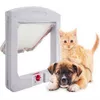 Forniture per piccoli animali Guardia di sicurezza pieghevole automatica Kit porta di sicurezza per cani domestici Gatti Gatti Cani Passaggio attraverso il montaggio a parete 2021