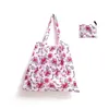 Sac de courses Portable pliable, sacs de rangement d'épicerie réutilisables, pochette fourre-tout de grande taille, écologique WH0236