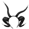 Andere Event Party Supplies Gothic Punk Frauen Antilope Schaf Horn Stirnband Wald Tier Cosplay Haarreifen Halloween Maskerade Teufel Kostüm