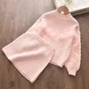 Bear Leader Girls Casual Clothing Sets Autumn Brand Geometric Pattern Sweater Top Suspender Skirt Fashion Outfits 2-7 Y 210708