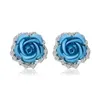 Designer Oorbellen Sieraden Stud Rose Flower Earring Liefde Ring Armband A7