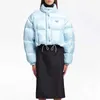 21FW Женская куртка Parkas Down Sate Fashion Short Jacket Style Slim Corset Lose Outfit Outfore Pocket Aspize Lady Warm Coats 1970982