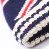 Men Winter Pom Poms ball Knitted Cap For Women Unisex Casual British and American national flag hats Skullies Beanie hat Gorros Y21111