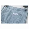 Été Jeans Mode Denim Combinaison Combinaisons Chic Vintage Salopette À La Mode Casual Barboteuses Lâche Bas Femme 210809
