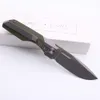 SMKE Knives Custom Synapse Flipper Couteau Pliant M390 Lame Vert Micarta Et Titane Poignée Tactique Survie Couteau De Poche