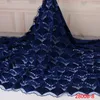 Ruban de haute qualité africain velours dentelle tissu dernier Style bleu Royal Tulle nigérian lacets tissus KS2800B89537333