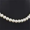 Высококачественное синтетическое жемчужное ожерелье для женщин Тренди Полизируемый роскошный белый блюд ожерелья бисера 600 K25131252