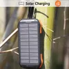 10W schnelles kabelloses Qi-Ladegerät 16000mAh Solar Power Bank PD 18W USB wasserdichte Powerbank für iPhone Samsung Xiaomi