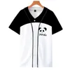 Men's T-Shirts 2022 Chinese Panda T Shirts Men Women Fashion Cute Shiba Inu Summer Wolf 3D Print Cartoon Casual Harajuku Kids