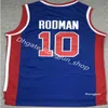 Alle Isiah Thomas Jersey 11 Dennis Rodman 10 Grant Hill 33 Dikembe Mutombo 55 Carmelo Anthony 15 Vintage 1 McGrady 4 Webb Top Q Jerseys