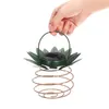 Solar Power Light Outdoor Waterdichte Tuin Opvouwbare Pineapple Path Lights Hanging Fairy String Christmas Decor