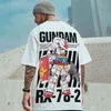 S-7XL 2021 T-shirt oversize da uomo Oversize in cotone da uomo T-shirt manica corta Top Plus Size T-shirt girocollo Hip Hop Streetwear G1222