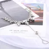 Anklets Classic Geometric Anklet Round Water Drop Shape Ankle Bracelet Silver Color Summer Foot Women Accessories Jewelry