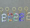 Factory wholesale non-contact door opener keychain acrylic printing pendant2189529