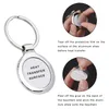 Keychains 10pcs Sublimation Blanks Rectangle Transfer With Metal Round Key Rings For Heat Press