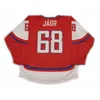 24Sレアテージ＃68 Jaromir Jagr Czech Republic National Team Hockey Jersey Any Name and Number