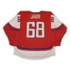 24S RARE TAGE #68 Jaromir Jagr Czech Republic Hockey Hockey Jersey أي اسم ورقم