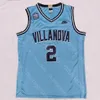 Maillots de basket Villanova Wildcats Basketball Jersey NCAA College Angelo Brizzi Longino Nnanna Njoku Trey Patterson Robinson-Earl Bey Cole Swider Paschall